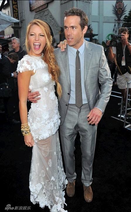 Đám cưới của cặp đôi Blake Lively - kiều nữ được một tạp chí bình chọn là gợi tình nhất thế giới năm 2011 và Ryan Reynolds – chàng trai gợi tình nhất thế giới năm 2008.